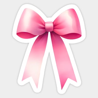 Coquette ribbon bow Sticker